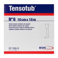Tensotub No. 6 Thick Legs and Thighs: Light compression elastic tubular bandage (10 cm x 10 meters)